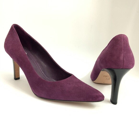 Brooks Brothers Pumps Size 7M Maroon All Leather Point-toe Heels - Picture 3 of 11